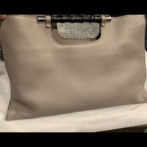 Authentic GUCCI bamboo leather tote